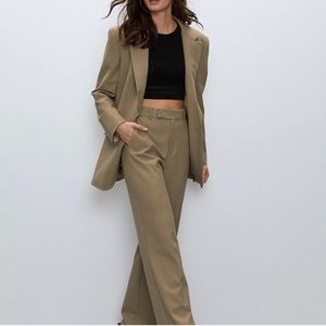 Babaron agency pant dark taupe size 12